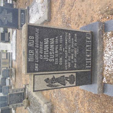 NIENABER Johanna Susanna 1954-1954