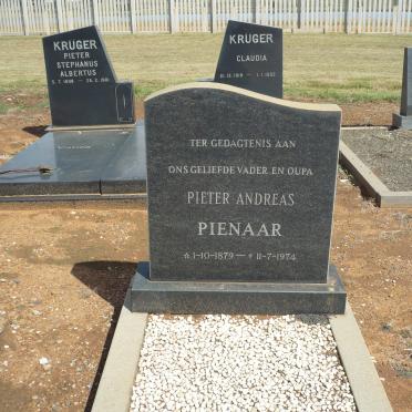 PIENAAR Pieter Andreas 1879-1974