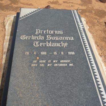PRETORIUS Gerlieda Susanna Terblanché 1918-1998
