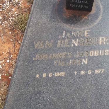 RENSBURG Johannes Jacobus Viljoen, Janse van 1949-1977