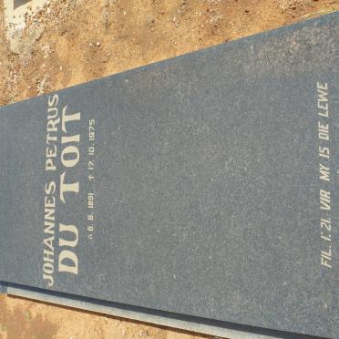 TOIT Johannes Petrus, du 1891-1975