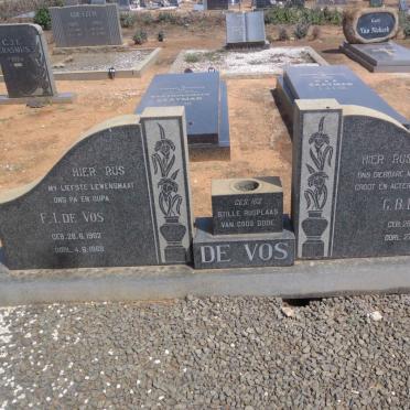 VOS F.I., de 1902-1969 &amp; G.B. 1907-1971