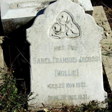 JACOBS Sarel Fransois 1921-1931