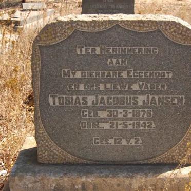 JANSEN Tobias Jacobus 1876-1942
