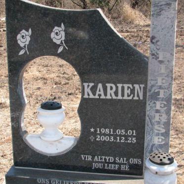 PIETERSE Karien 1981-2003