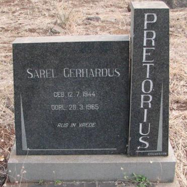 PRETORIUS Sarel Gerhardus 1944-1965