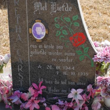 CARSTENS Retha 1944-1998