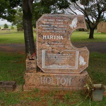 HOLTON Maryna 1943-2000