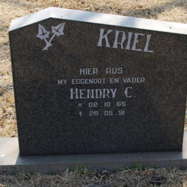 KRIEL Hendry C. 1965-1991
