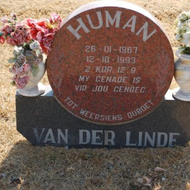 LINDE Human, van der 1967-1993