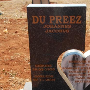 PREEZ Johannes Jacobus, du 1955-2009