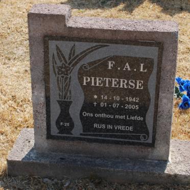 PIETERSE F.A.L. 1942-2005