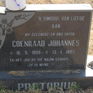 PRETORIUS Coenraad Johannes 1955-1993
