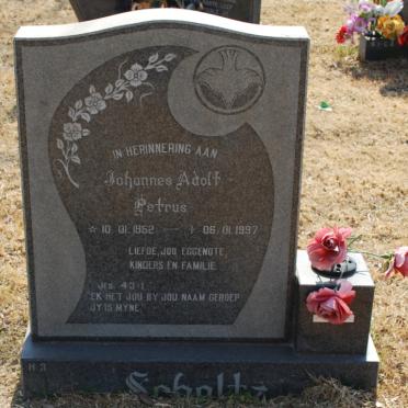 SCHOLTZ Johannes Adolf Petrus 1952-1997