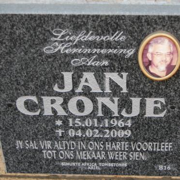 CRONJE Jan 1964-2009