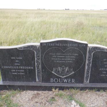 BOUWER Cornelius Frederik 1909-1983 &amp; Anna Maria 1914-1978