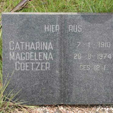 COETZER Catharina Magdalena 1910-1974