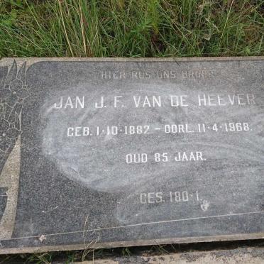 HEEVER Jan J.F., van de 1882-1968