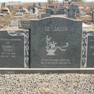 JAGER Johannes Petrus, de 1888-1966 &amp; Orcilla Magdalena Gertruida PIETERS 1893-1985
