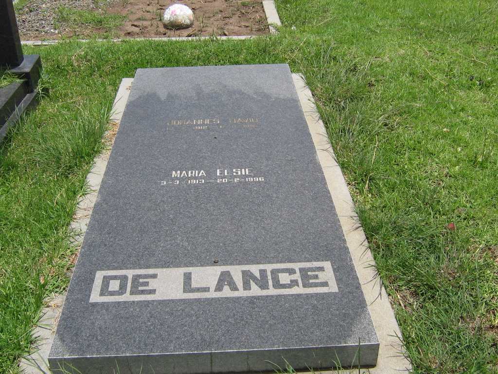 LANGE Johannes David, de 1912-1985 &amp; Maria Elsie 1913-1996