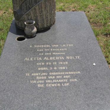 NOLTE Aletta Alberta 1938-1967