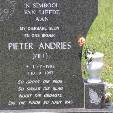 PIETERS Pieter Andries 1963-1997