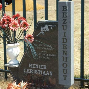 BEZUIDENHOUT Renier Christiaan 1925-2006
