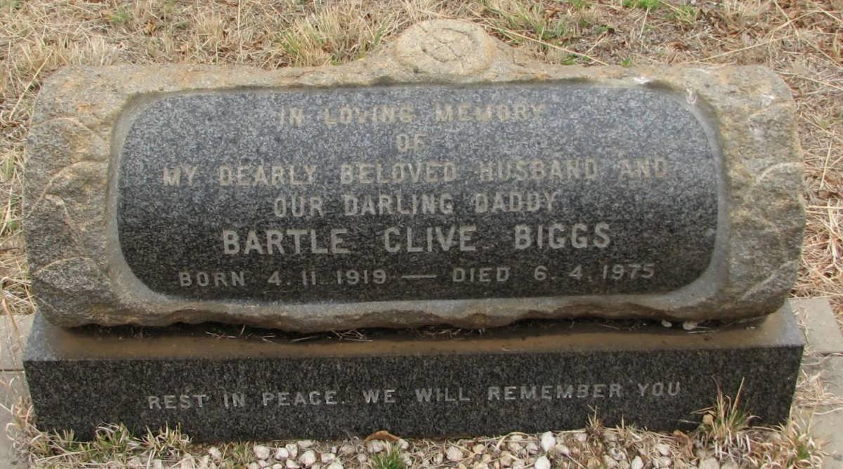 BIGGS Bartle Clive 1919-1975