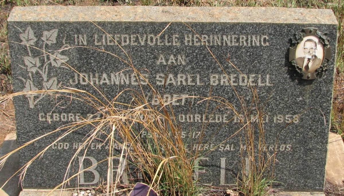 BREDELL Johannes Sarel ?-1958