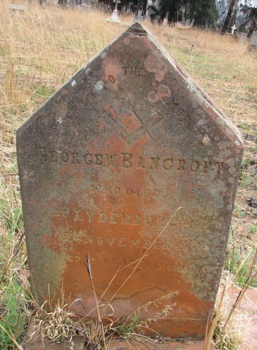 BANCROFT George W. -1880