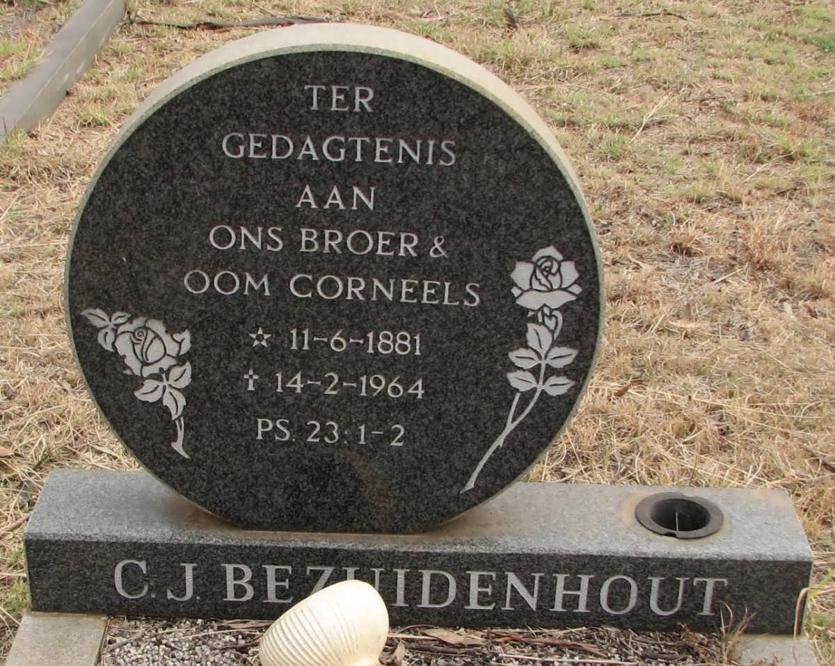 BEZUIDENHOUT C.J. 1881-1964