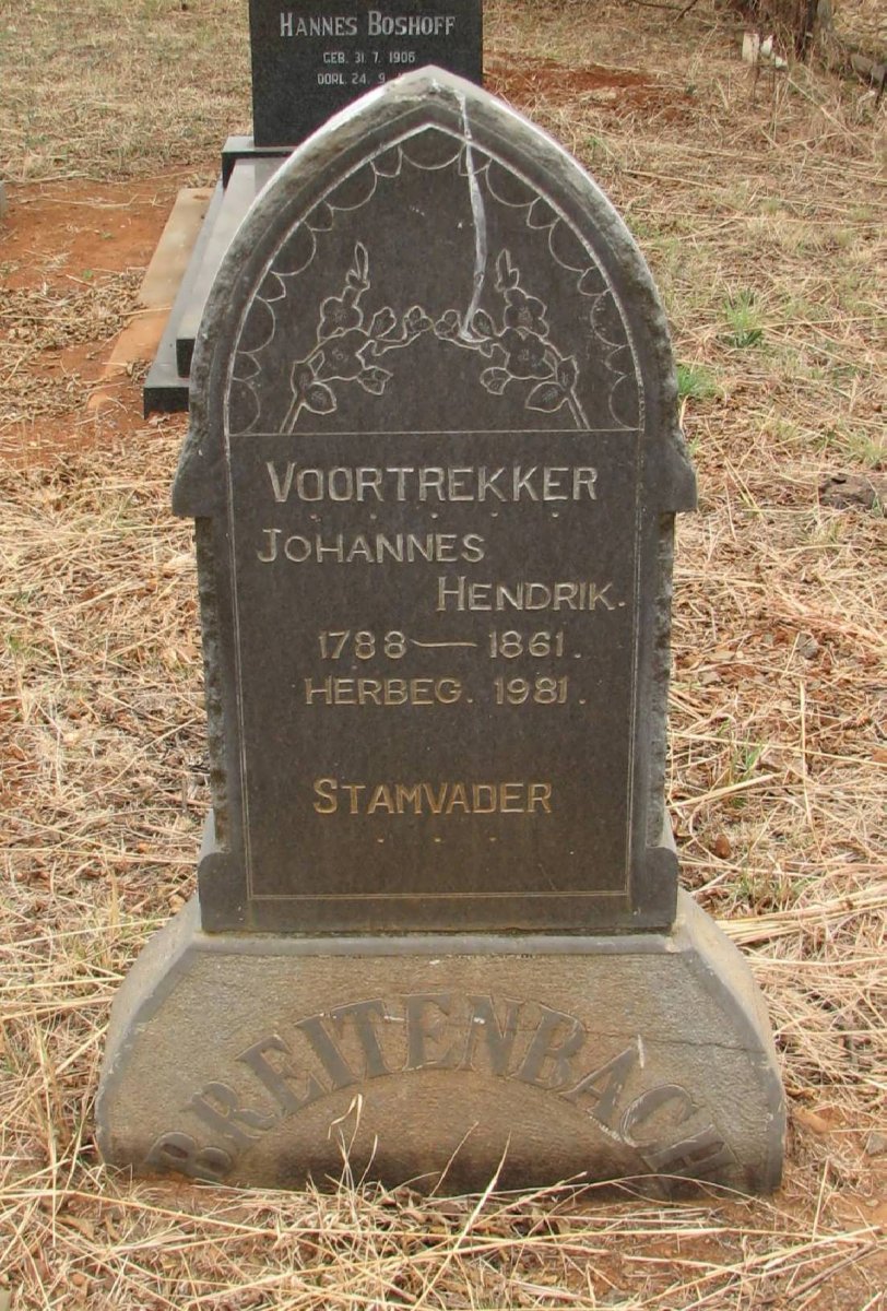 BREITENBACH Johannes Hendrik 1788-1861