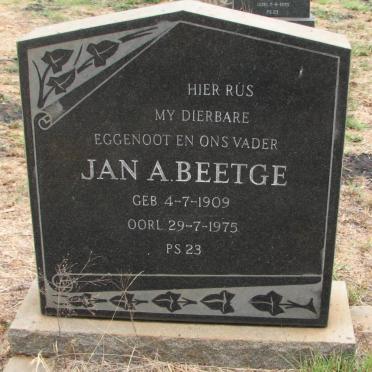 BEETGE Jan A. 1909-1975