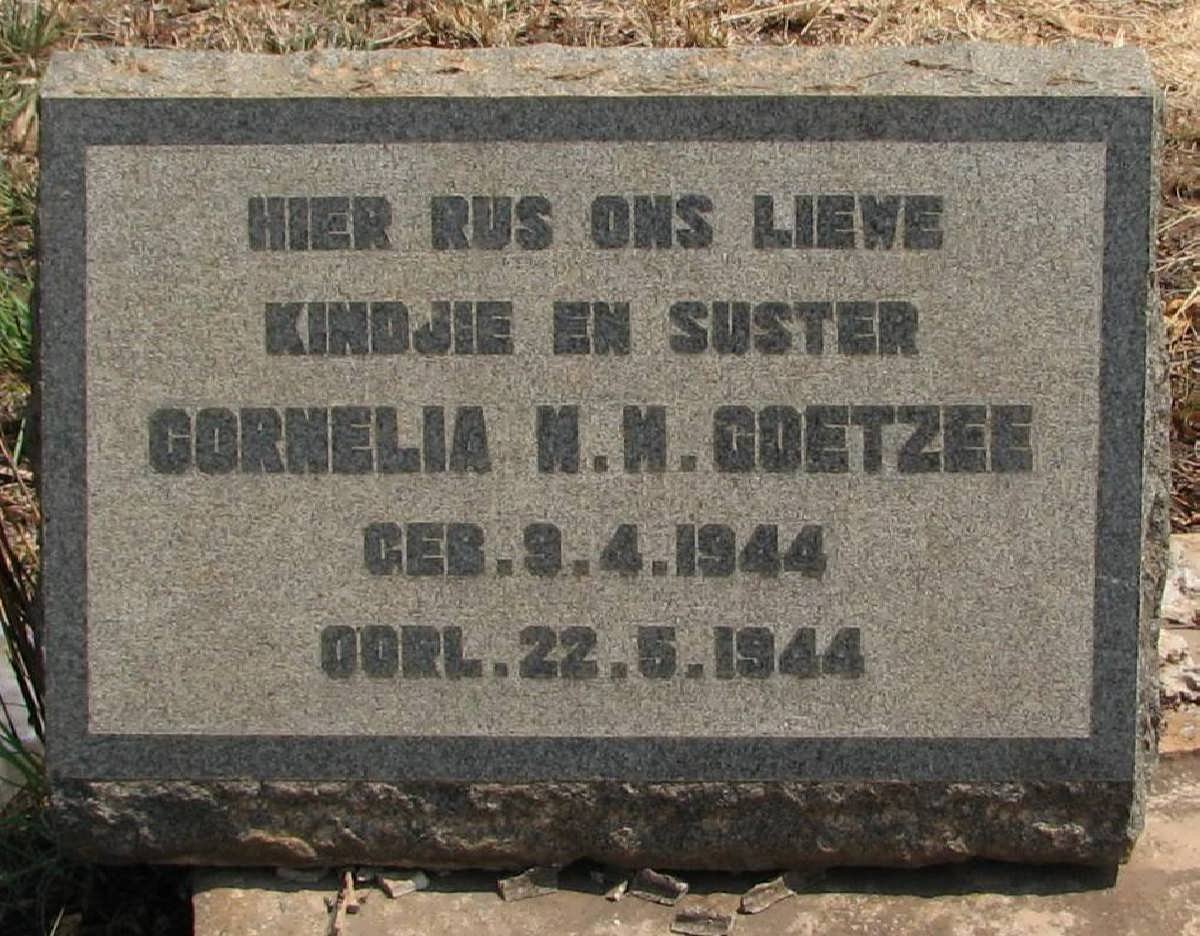 COETZEE Cornelia M.M. 1944-1944