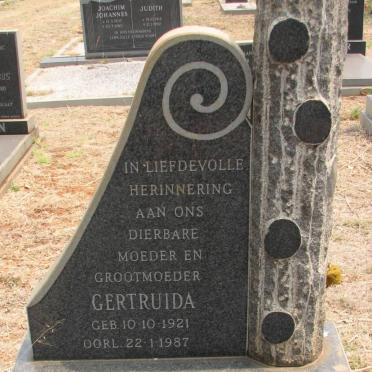 COETZEE Gertruida 1921-1987