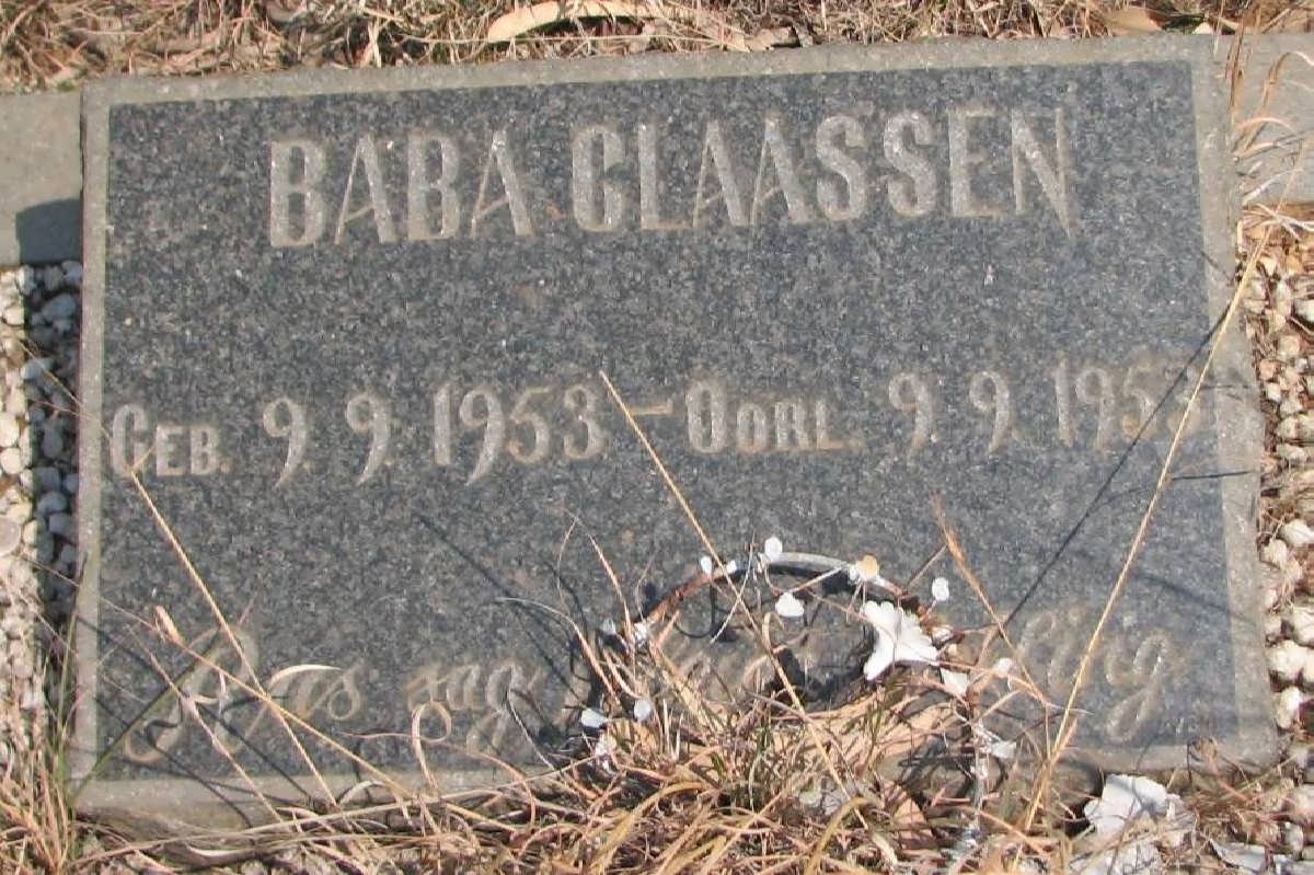 CLAASSEN Baba 1953-1953