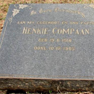 COMPAAN Henkie 1916-1965