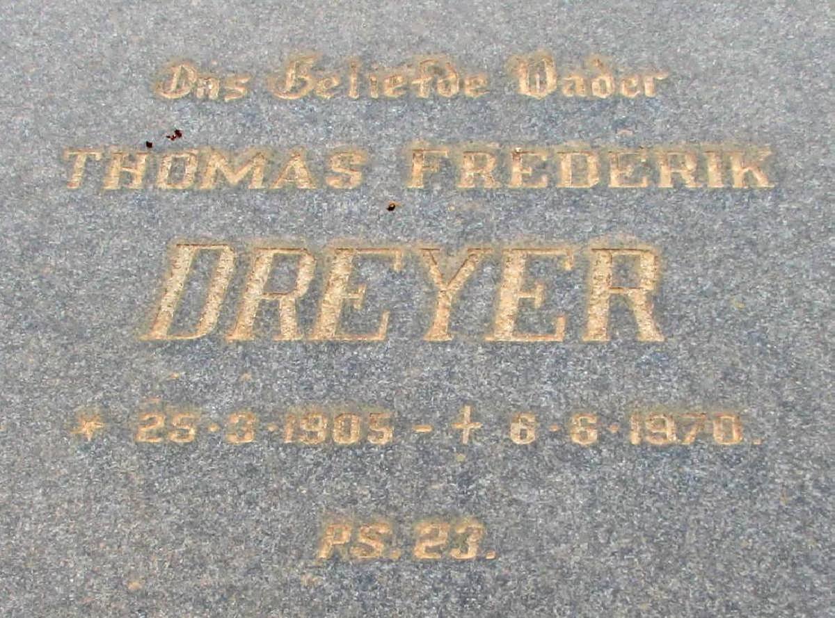DREYER Thomas Frederik 1905-1970