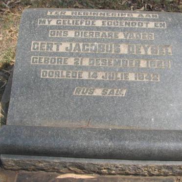 DEYSEL Gert Jacobus 1888-1942