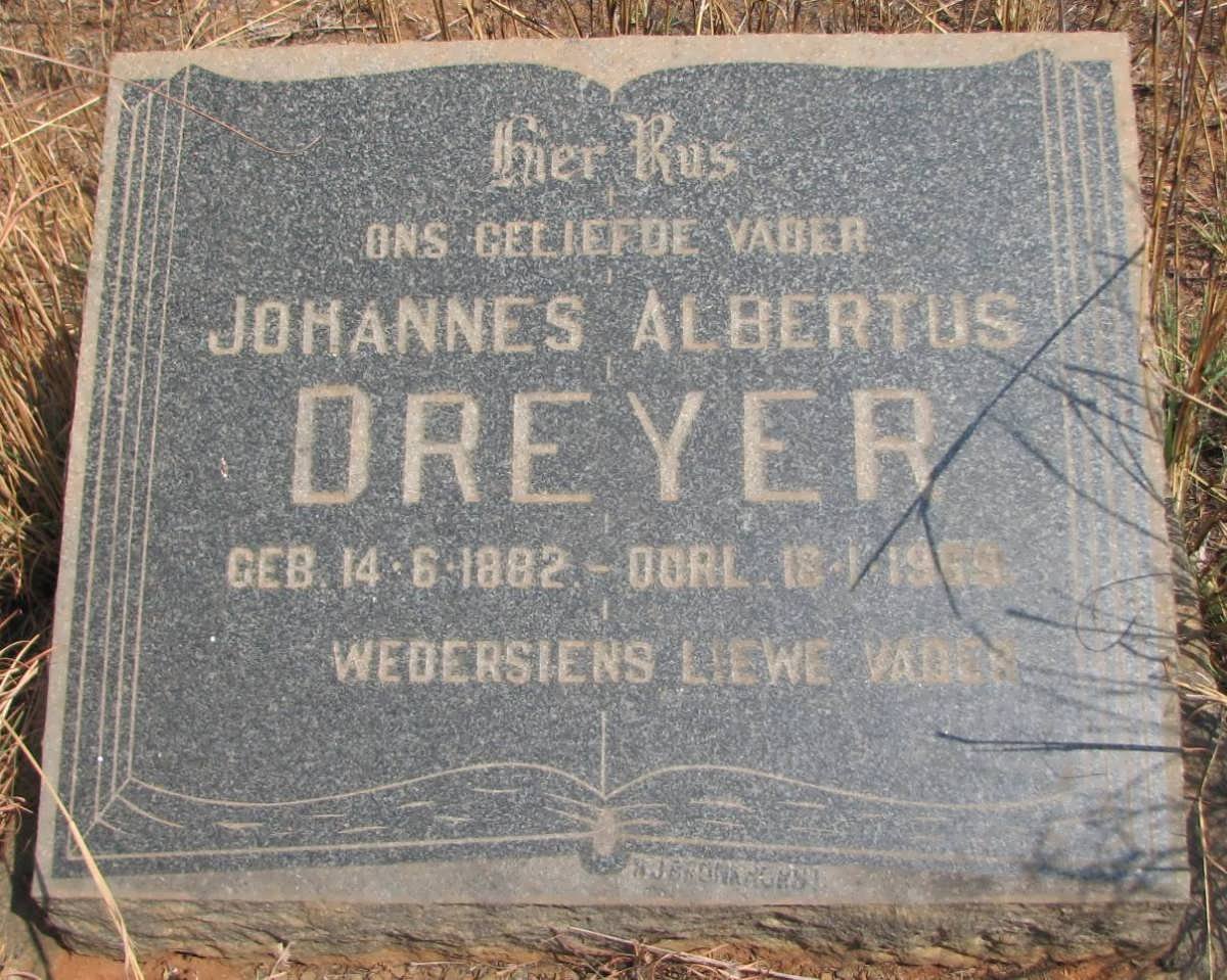 DREYER Johannes Albertus 1882-1969