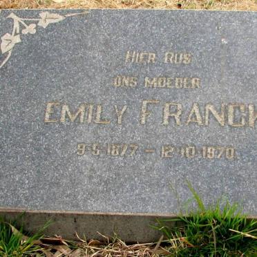 FRANCK Emily 1877-1970