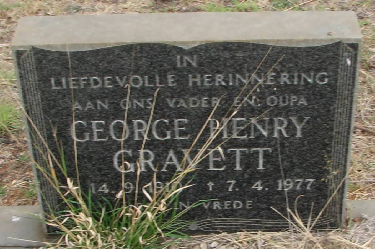 GRAVETT George Henry 1910-1977