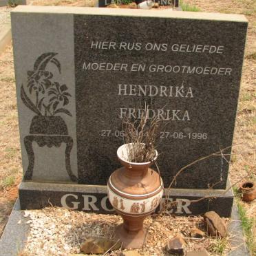 GROBLER Hendrika Fredrika 1904-1996