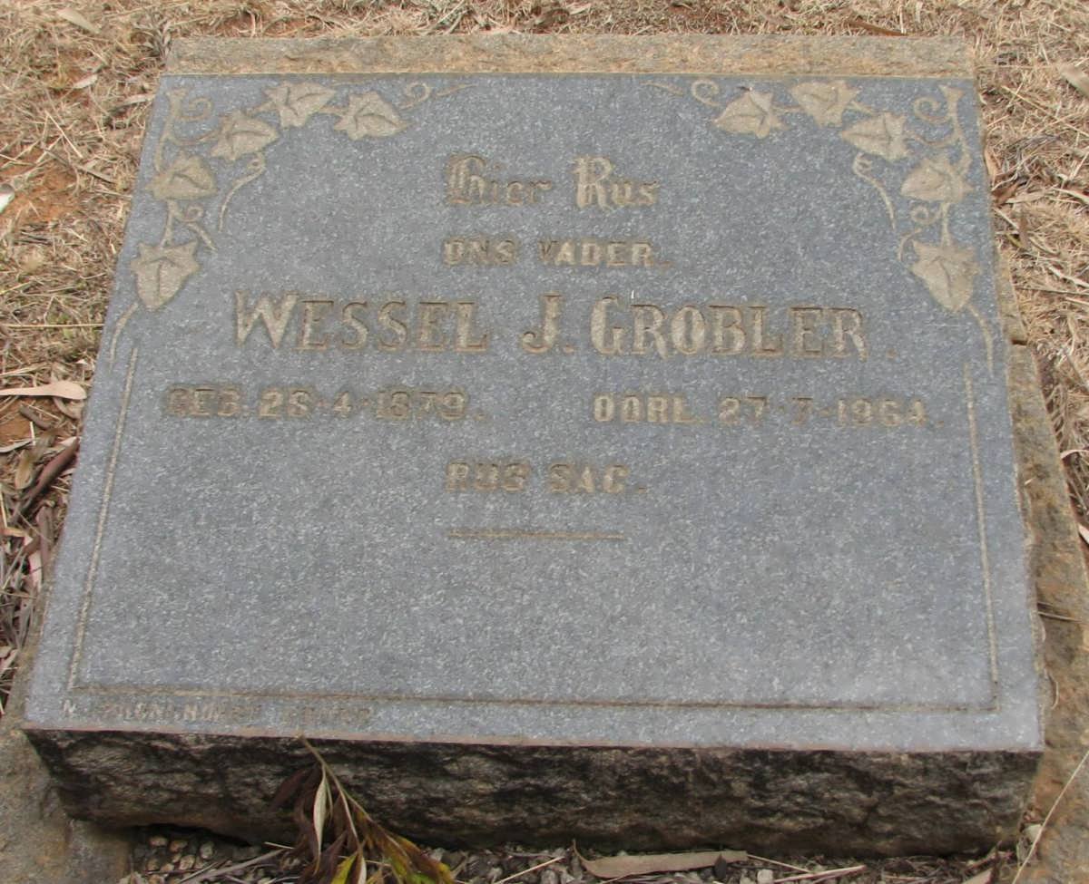 GROBLER Wessel J. 1879-1964