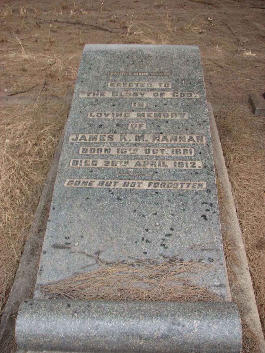 HANNAN James K.M. 1861-1912