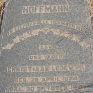 HOFFMANN Christiaan Lodewyk 1874-1947