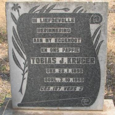 KRUGER Tobias J. 1895-1950