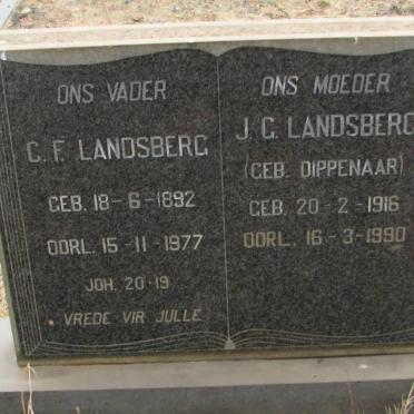LANDSBERG C.F. 1892-1977 &amp; J.G. DIPPENAAR 1916-1990