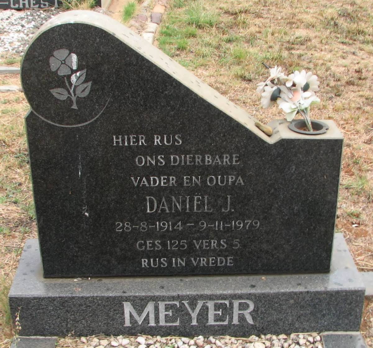 MEYER Daniel J. 1914-1979
