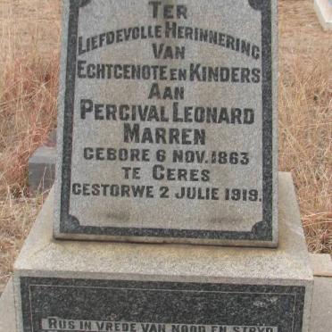 MARREN Percival Leonard 1863-1919